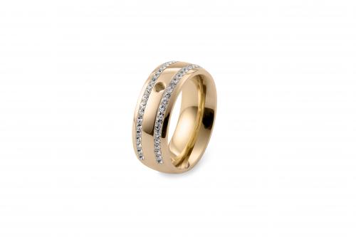 Bague QUDO Lecce Plaqué Or