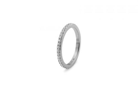 Bague QUDO Eternity Small Crystal