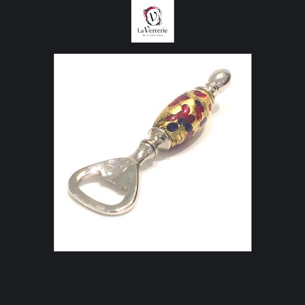 Décapsuleur en verre de Murano