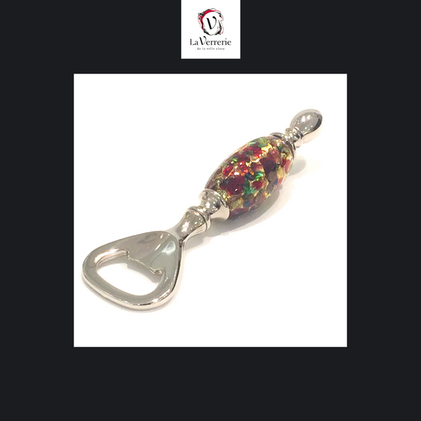 Décapsuleur en verre de Murano