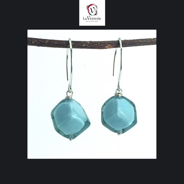 Boucle d'oreilles Cubique