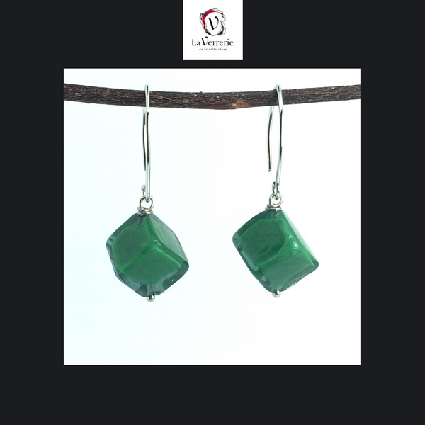Boucle d'oreilles Cubique