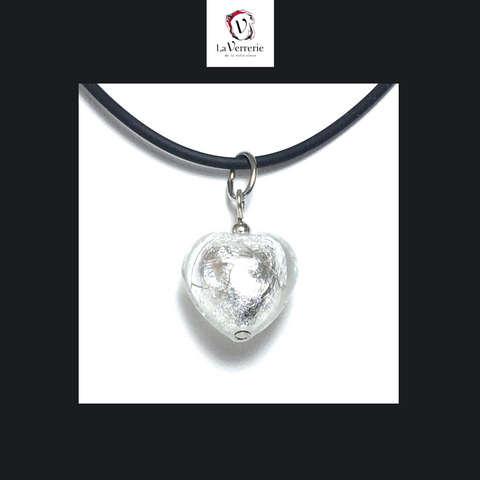 Pendentif Coeur Translucide