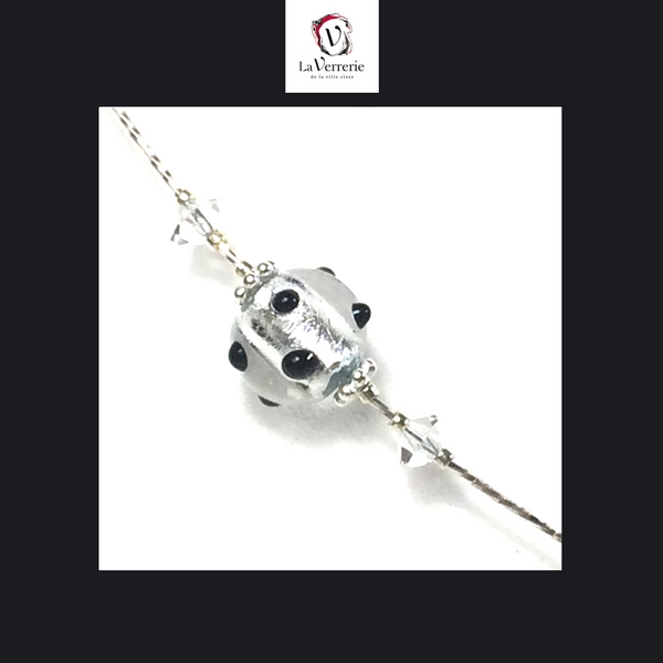 Collier verre de Murano. Collier Mini Jojo. Bijoux Murano.