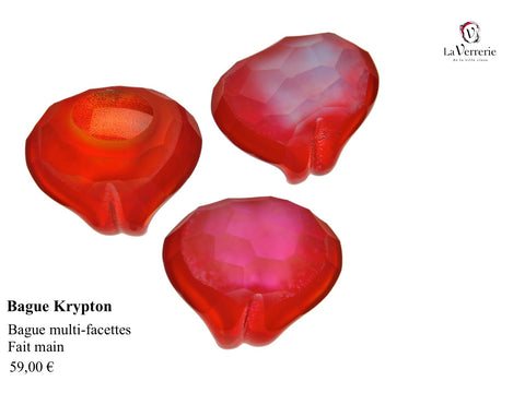 Bague Krypton Rouge