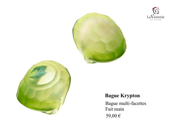 Bague Krypton Verte