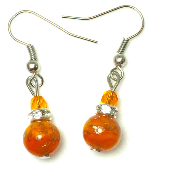 Boucles d'oreilles dorées