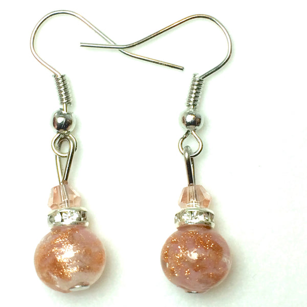 Boucles d'oreilles dorées