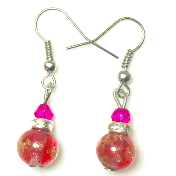 Boucles d'oreilles dorées
