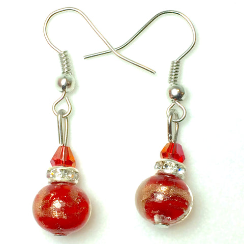 Boucles d'oreilles dorées
