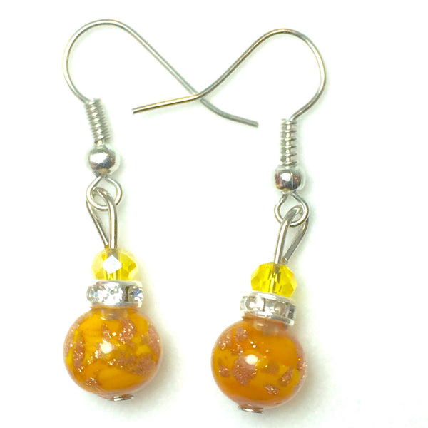 Boucles d'oreilles dorées
