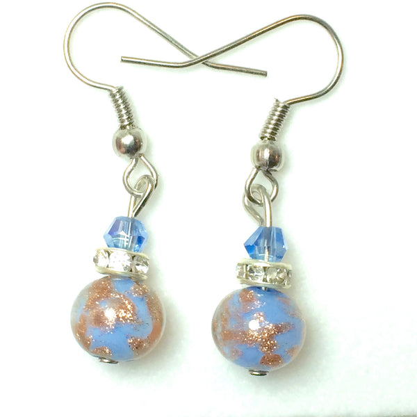 Boucles d'oreilles dorées