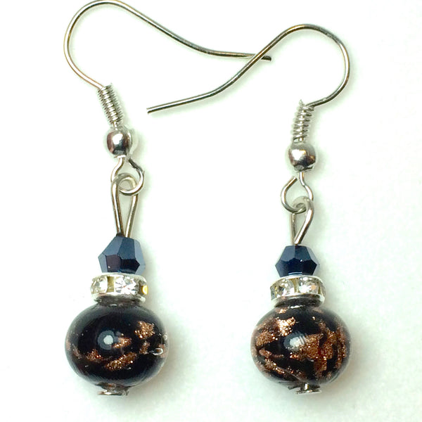 Boucles d'oreilles dorées