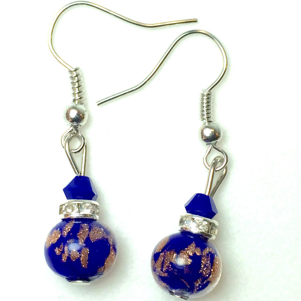 Boucles d'oreilles dorées