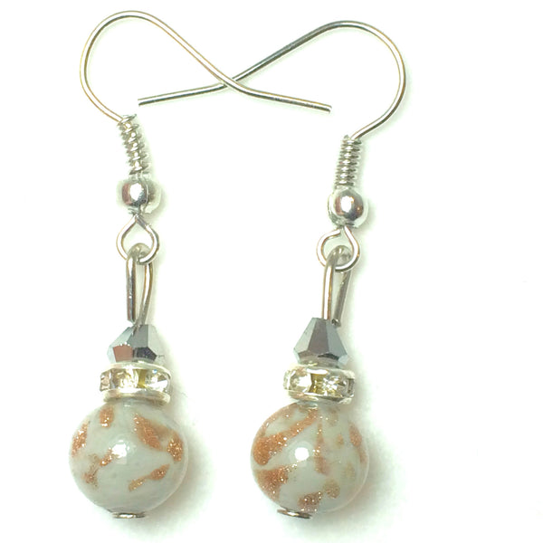 Boucles d'oreilles dorées