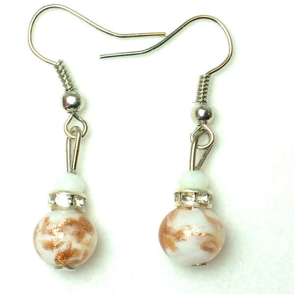 Boucles d'oreilles dorées