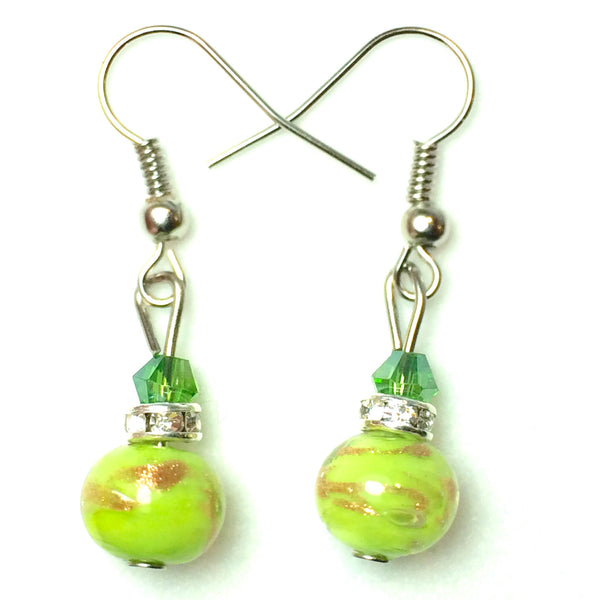 Boucles d'oreilles dorées