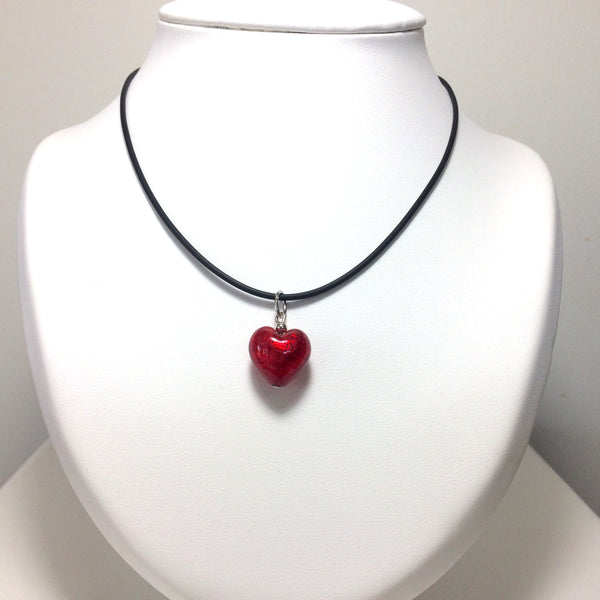 Pendentif Coeur Rouge