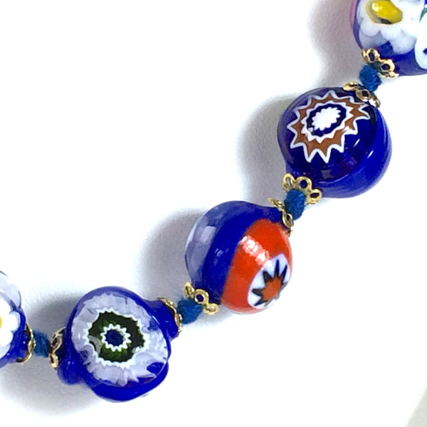 Collier verre de Murano. Collier en Murine.