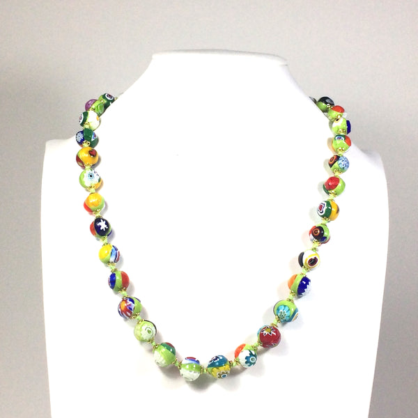 Collier verre de Murano. Collier en Murine.