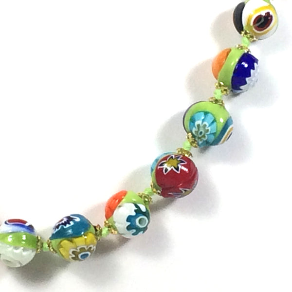 Collier verre de Murano. Collier en Murine.