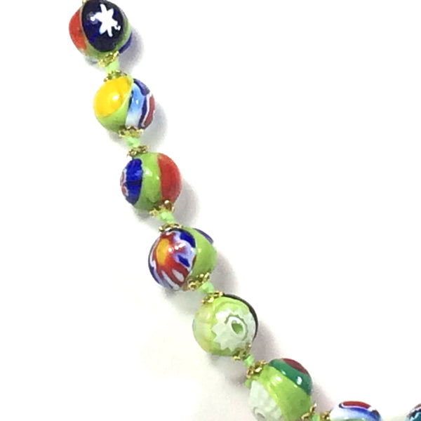 Collier verre de Murano. Collier en Murine.