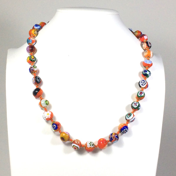 Collier verre de Murano. Collier en Murine.
