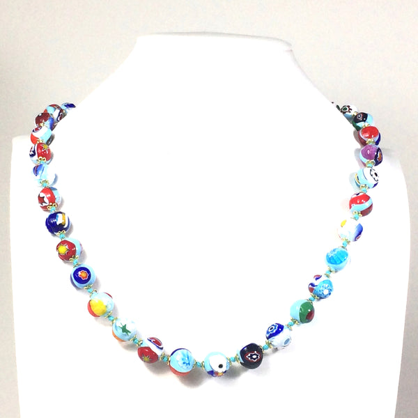 Collier verre de Murano. Collier en Murine.