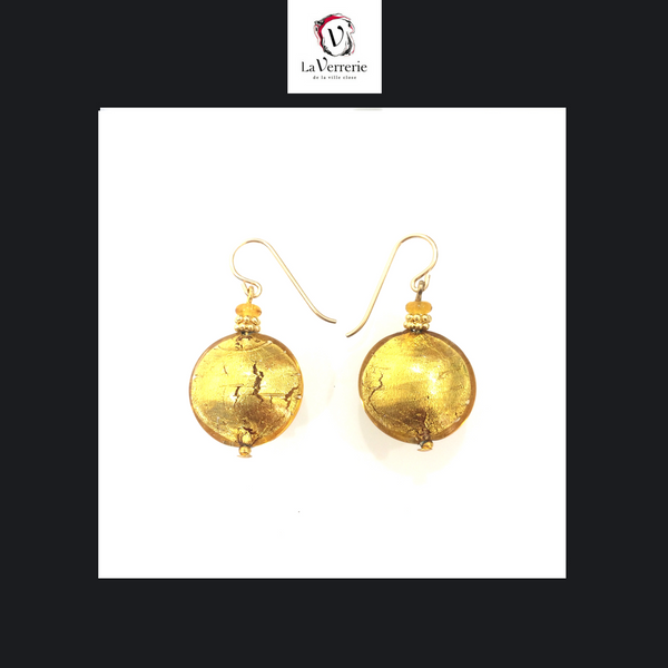 Boucle d'oreilles. Boucle d'oreilles or. Pastiglia.
